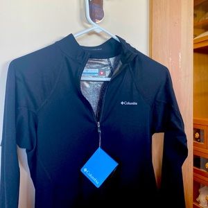 Net Columbia Omni-wick Omni-Heat Midweight L/S Half Zip Shirt M